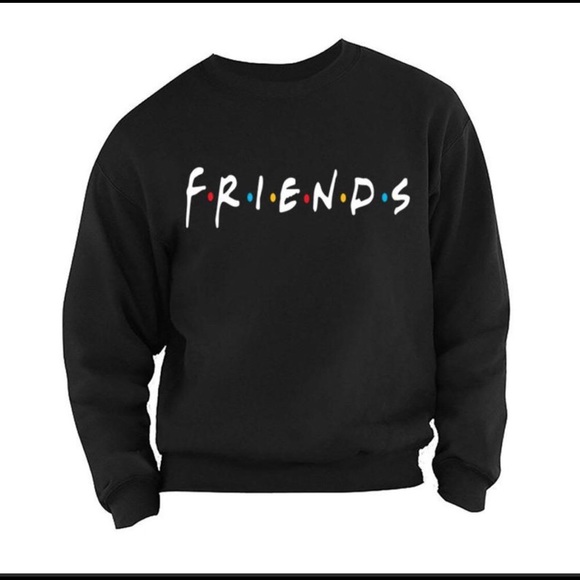 friends sweatshirt black